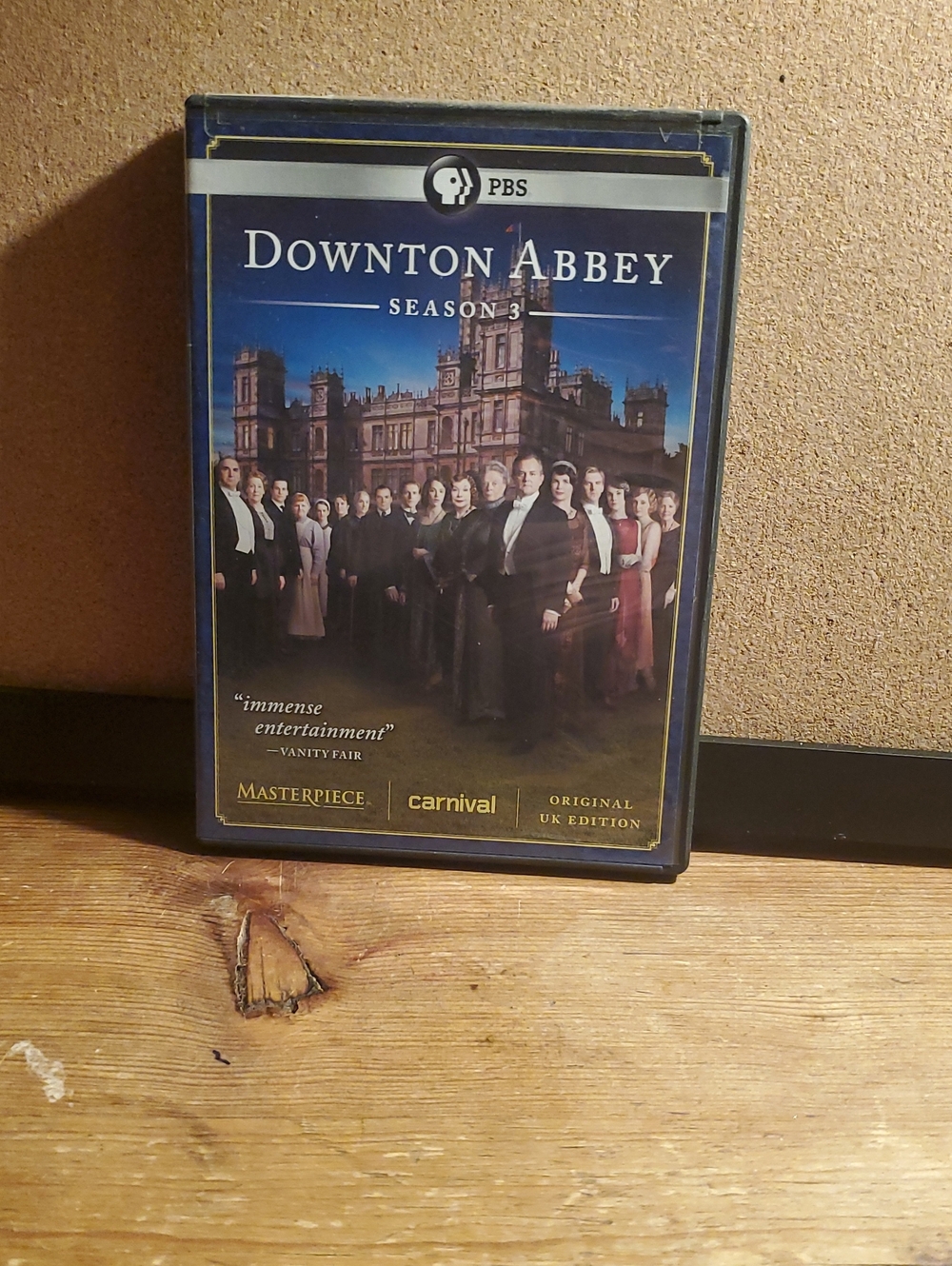Ralph Lauren Downton Abbey Season 3 DVD - Blue and Black Cover